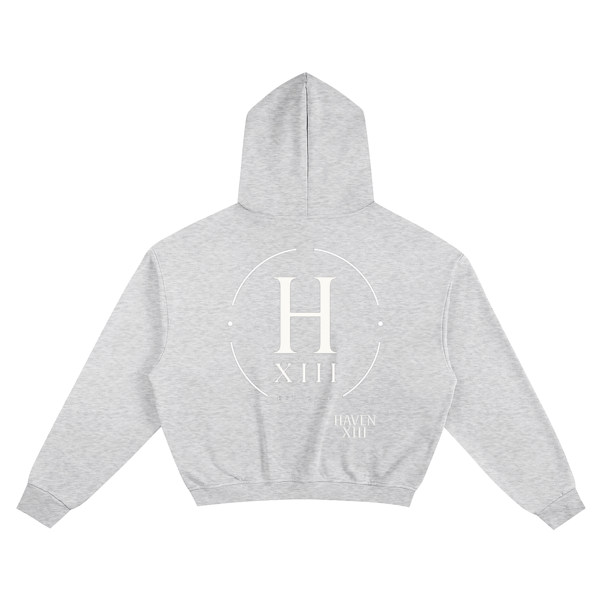 The Obsidian Crest Boxy Hoodie