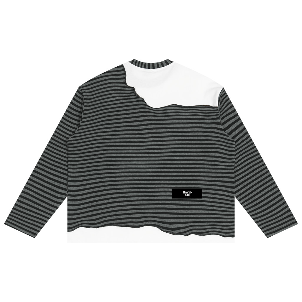 The Fractured Horizon Layered Long-Sleeve