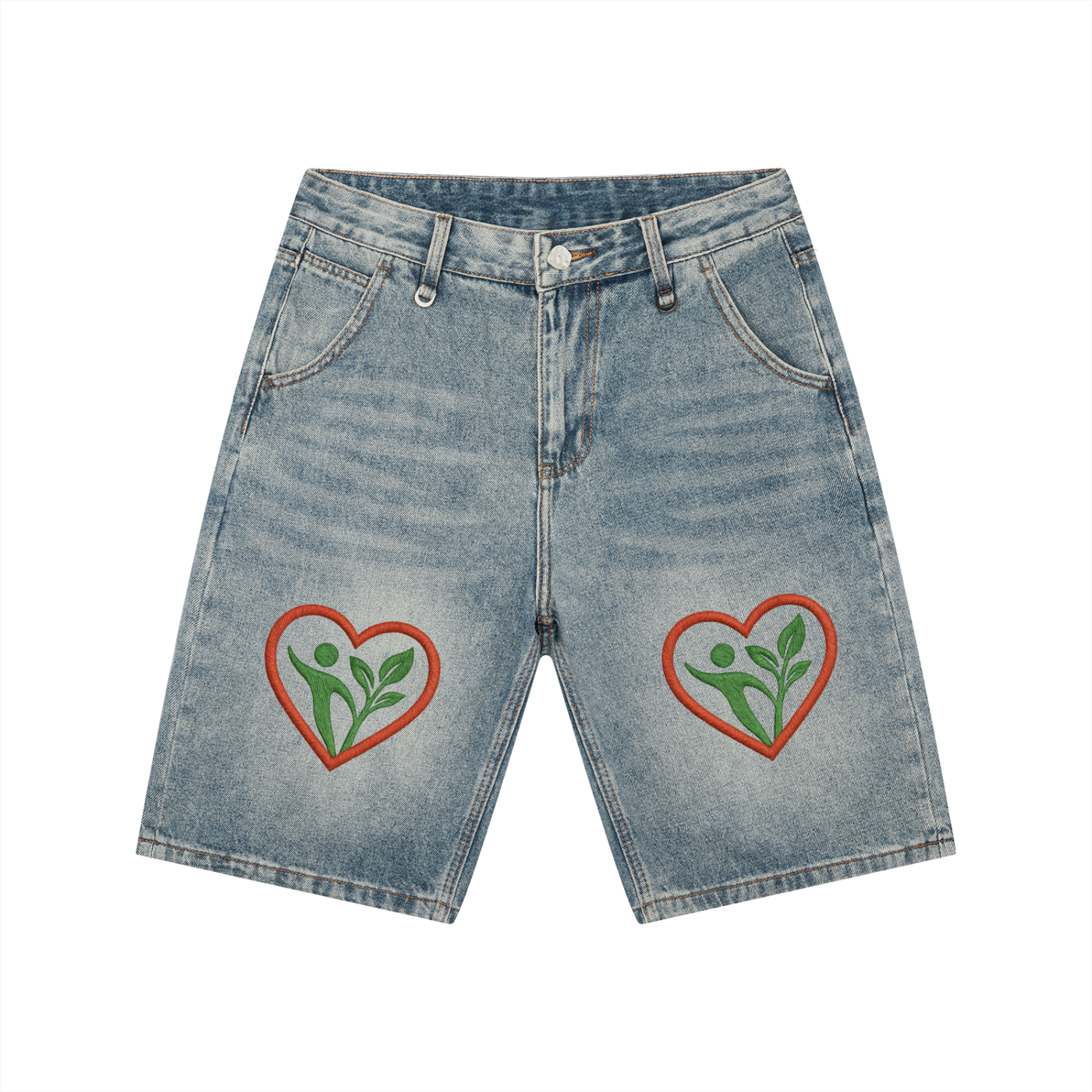 HAVEN XIII Heartbound Denim Shorts