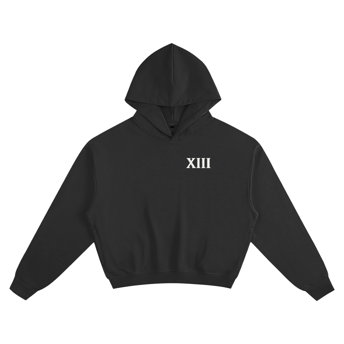 The Obsidian Crest Boxy Hoodie