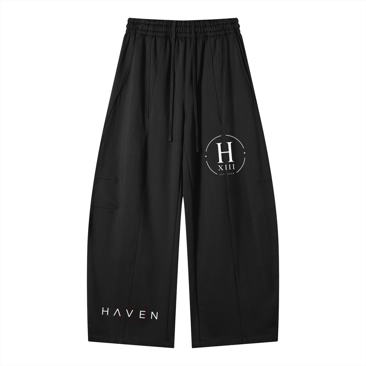 The Sanctuary Crest Wide-Leg Sweats