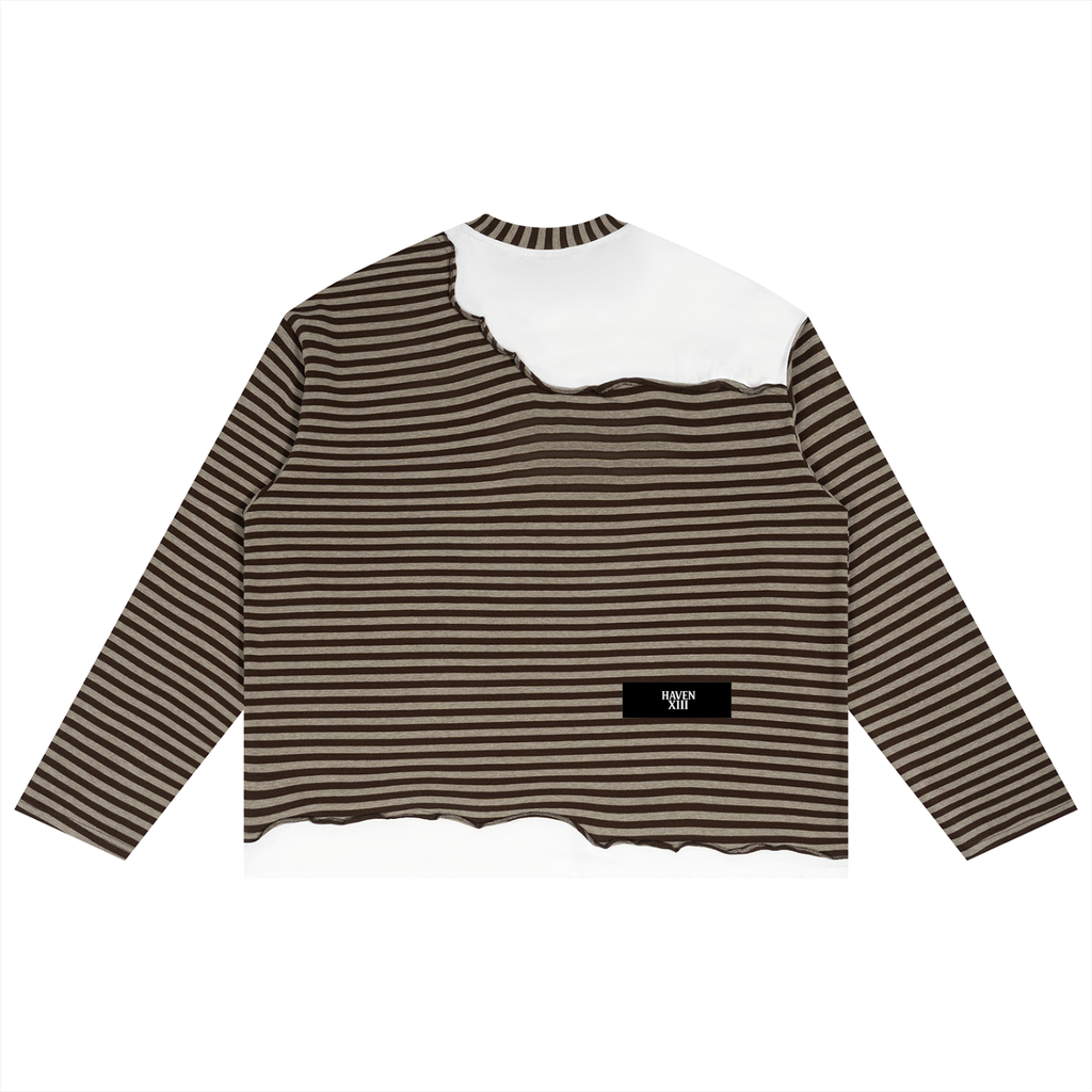 The Fractured Horizon Layered Long-Sleeve