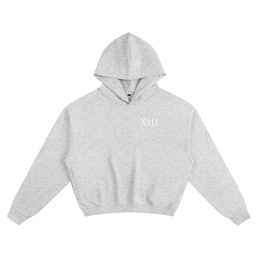 The Obsidian Crest Boxy Hoodie