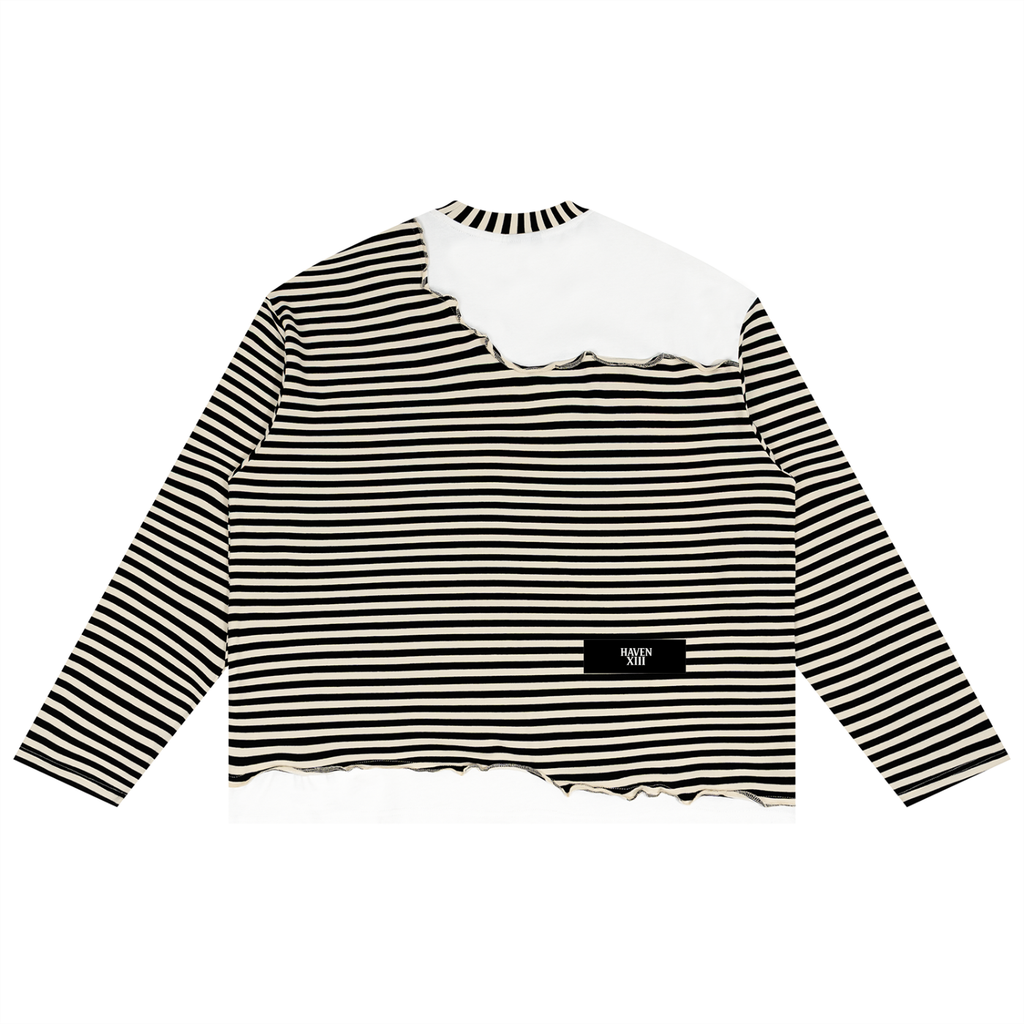 The Fractured Horizon Layered Long-Sleeve
