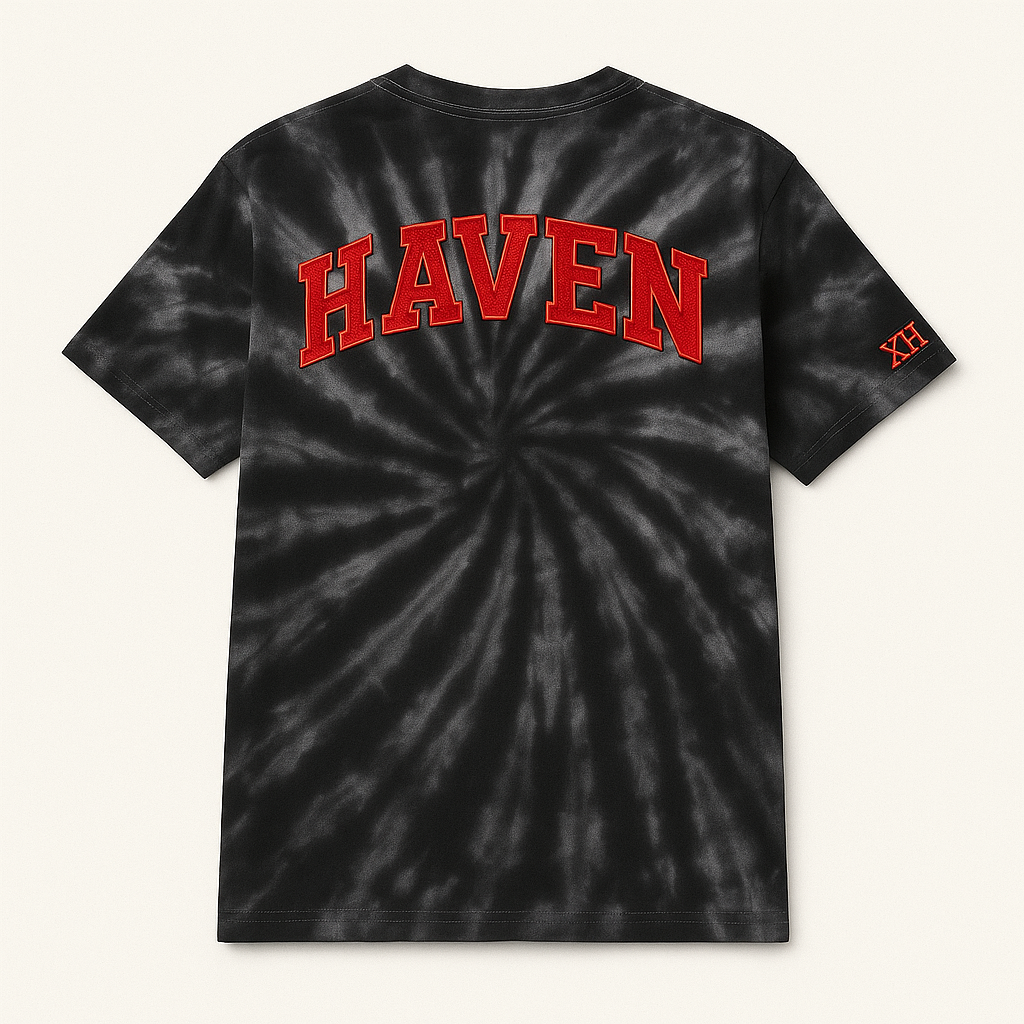 HAVEN XIII “Storm Dye RR Crest Tee”