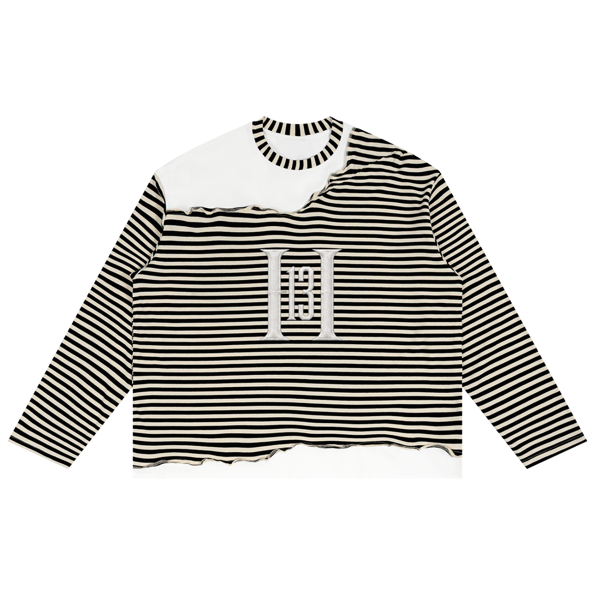 The Fractured Horizon Layered Long-Sleeve