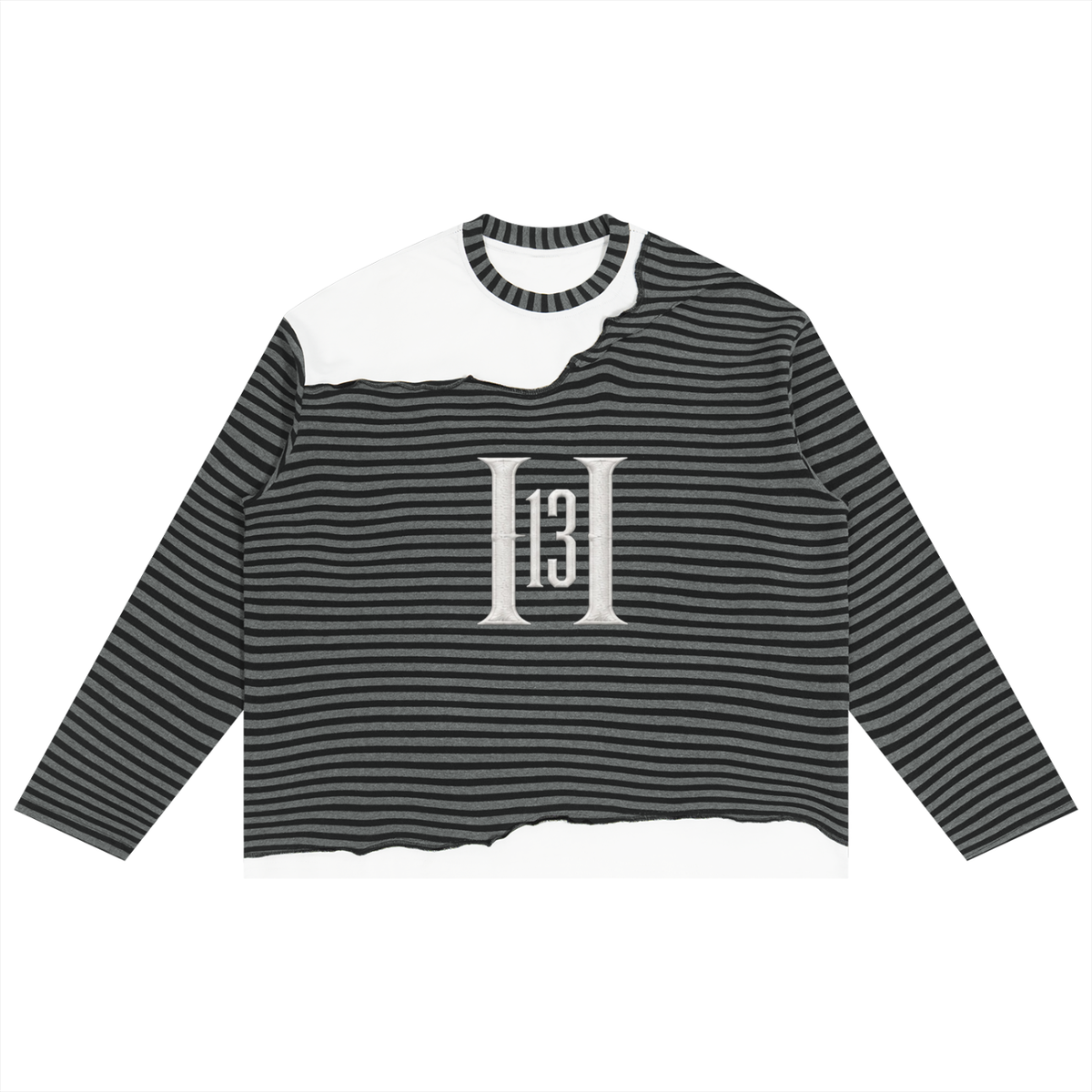 The Fractured Horizon Layered Long-Sleeve