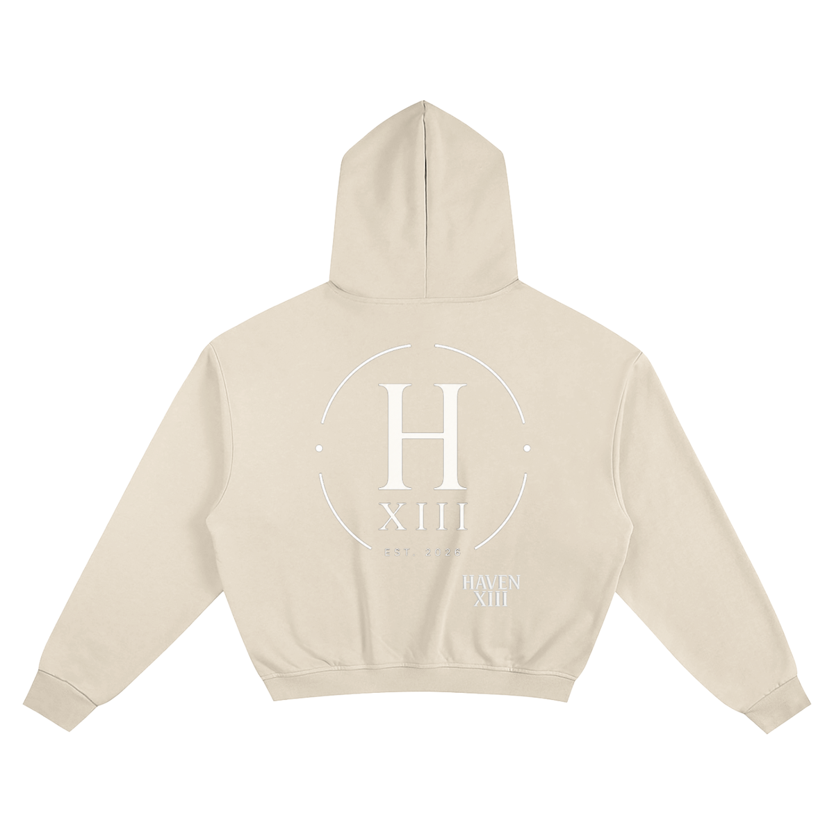 The Obsidian Crest Boxy Hoodie