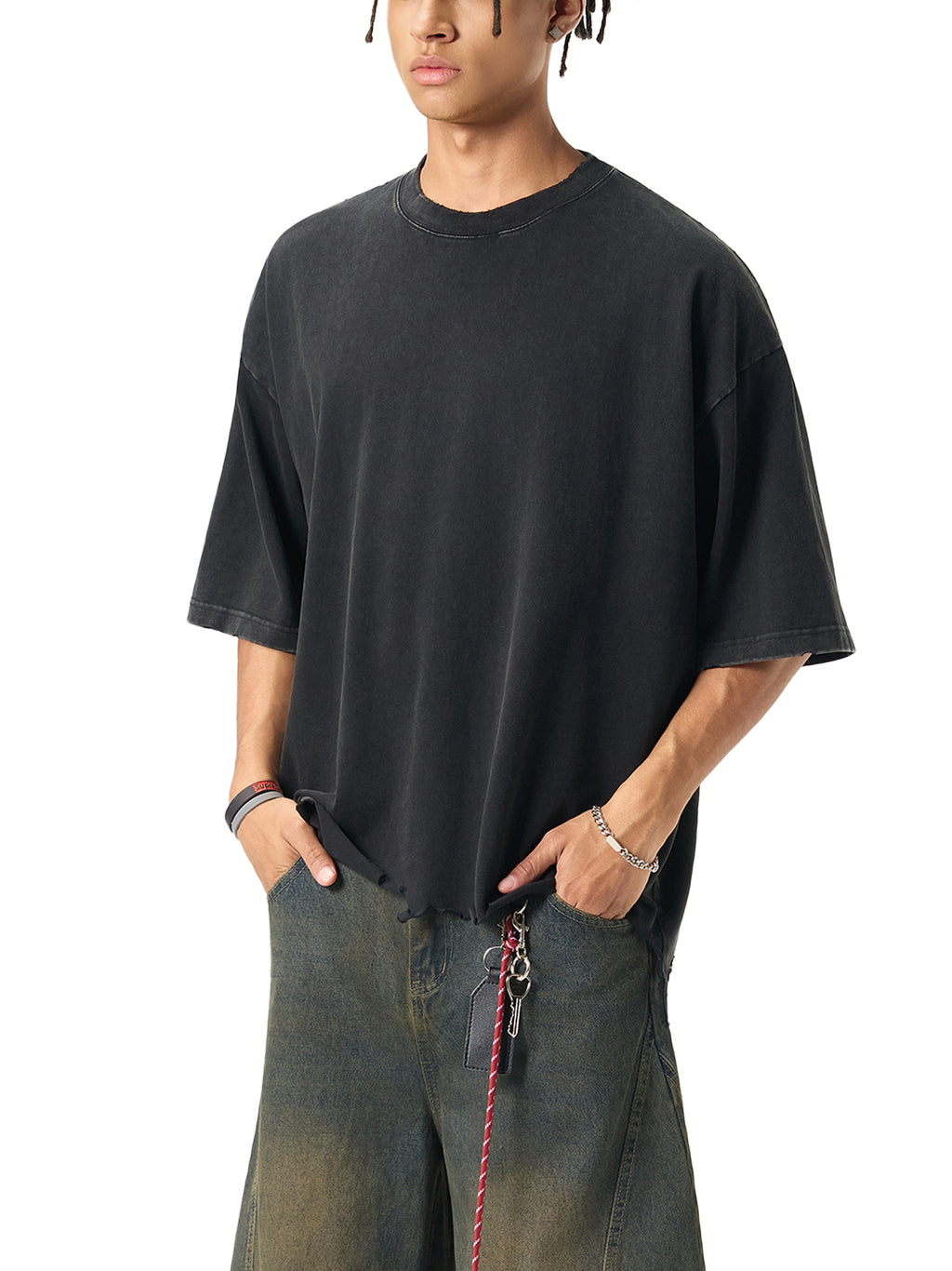 The LIVE LIFE Distressed Tee